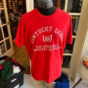 Kentucky Derby T-shirt by the varsity size L